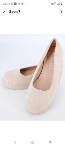 Pumps halbschuhe beige - pumps,
