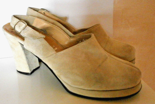 Wildleder plateau pumps - wildleder,
