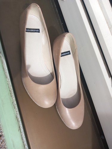 Pumps keilpumps beige leder - keilpumps,