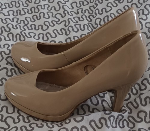 Nude high heels pumps - nude, gr.