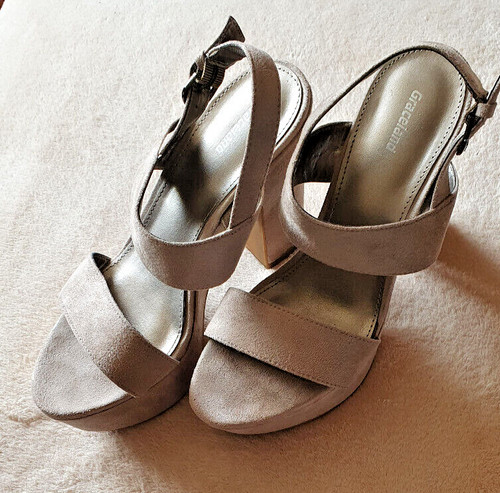 Plateau sling pumps 39 - plateau, gr.