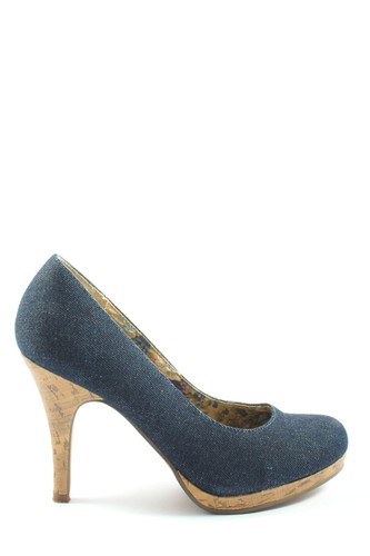 Tamaris plateau pumps blau - tamaris, plateau-pumps