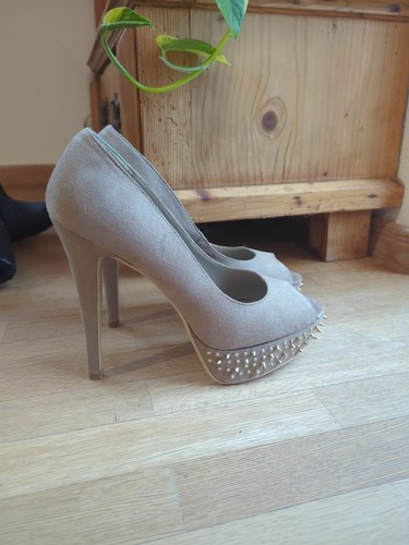 Pumps faux wildleder beige - pumps,