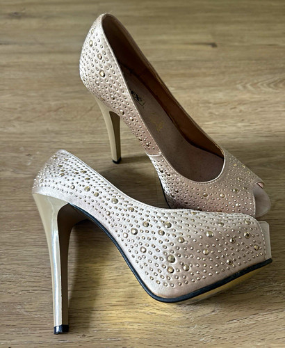 Damen pumps peep toe - peep, plateau