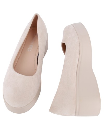 Pumps halbschuhe beige - pumps,