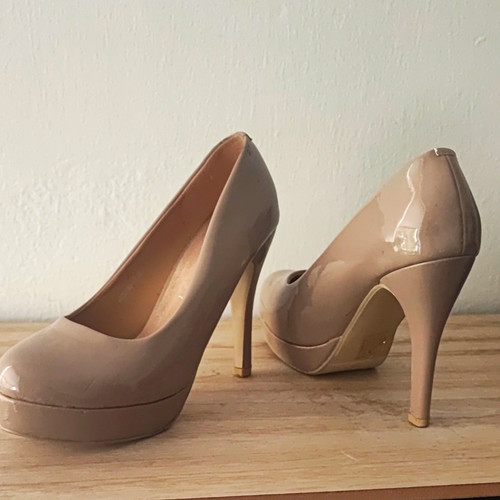 Damen plateau pumps lackleder - damen, plateau-pumps