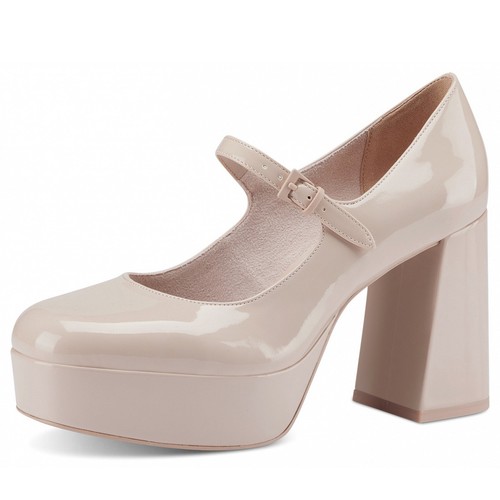 Tamaris plateaupumps beige - plateaupumps,