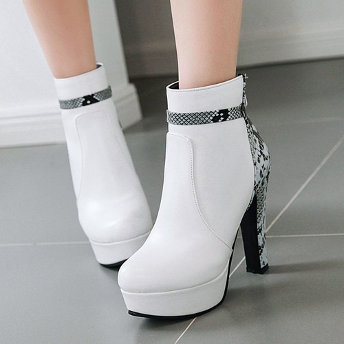 Damen high heels color block - high,